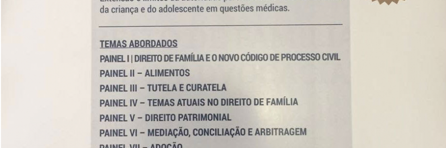 Luiz Fernando Valladão proferirá palestra no Congresso do IBDFAM/MG. Inscrições Abertas